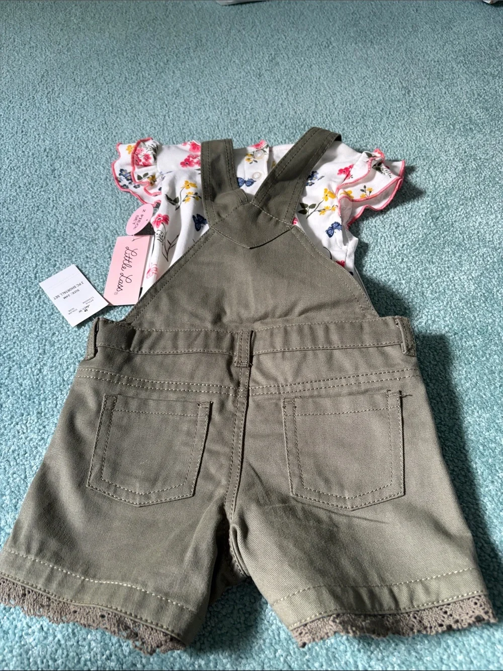 Little Lass olive green